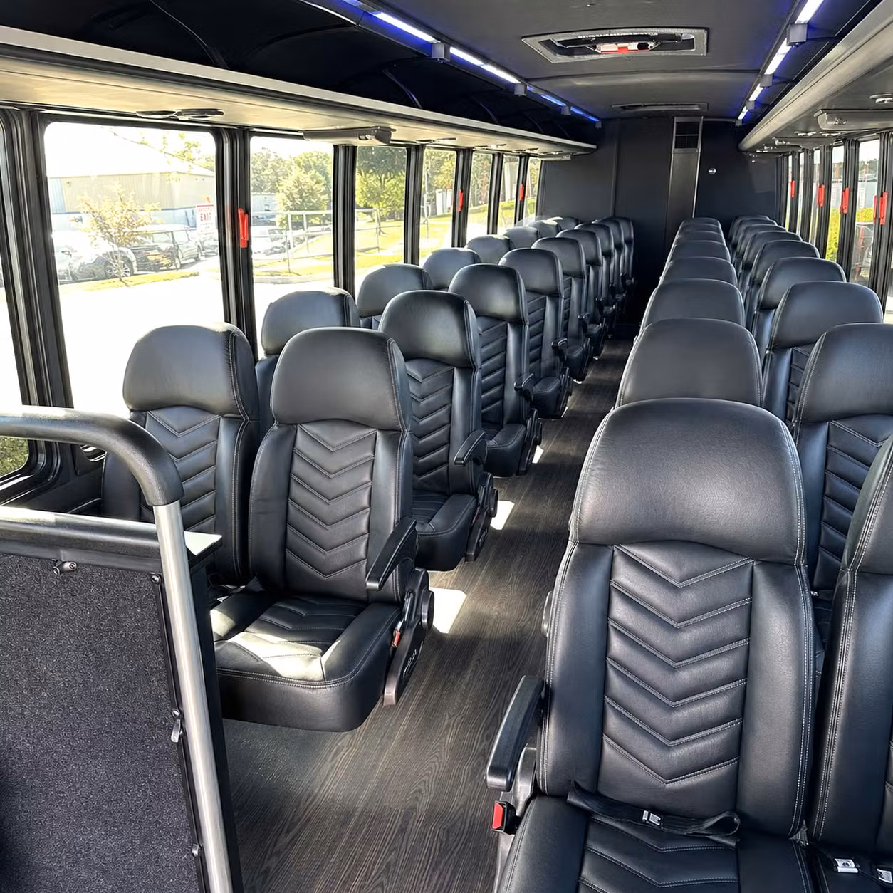28 passenger minibus interior