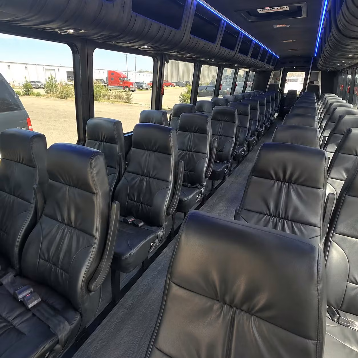 30 passenger minibus interior