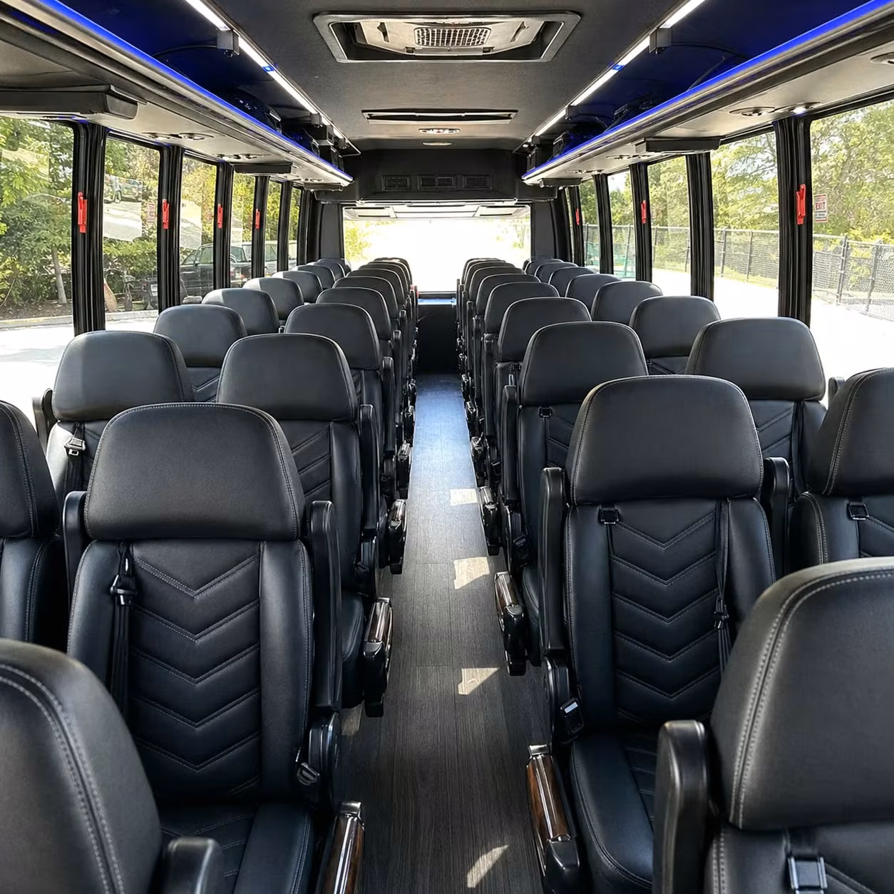 35 passenger minibus interior