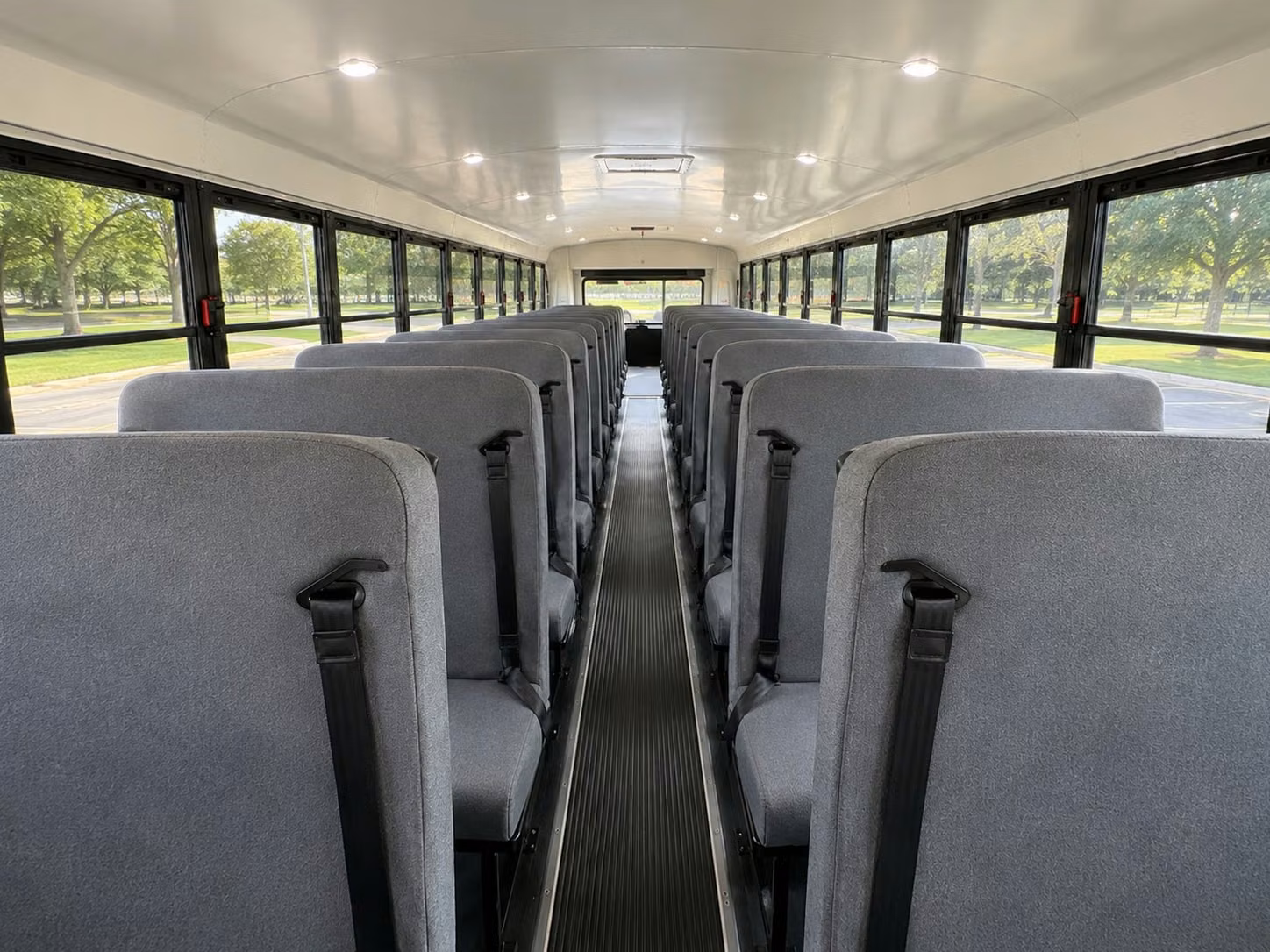 school bus interior
