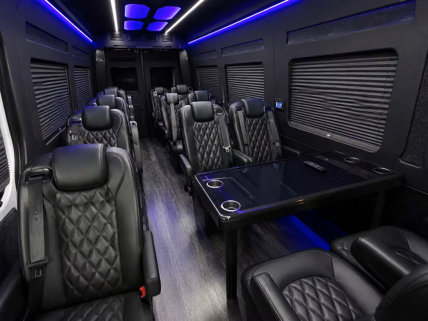 sprinter van with driver inside